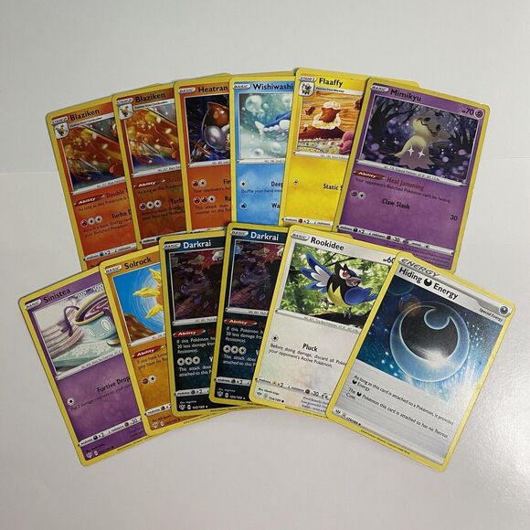 Pokemon Other - Pokémon Cards Darkness Ablaze Lot Of 12 Cards including Holos